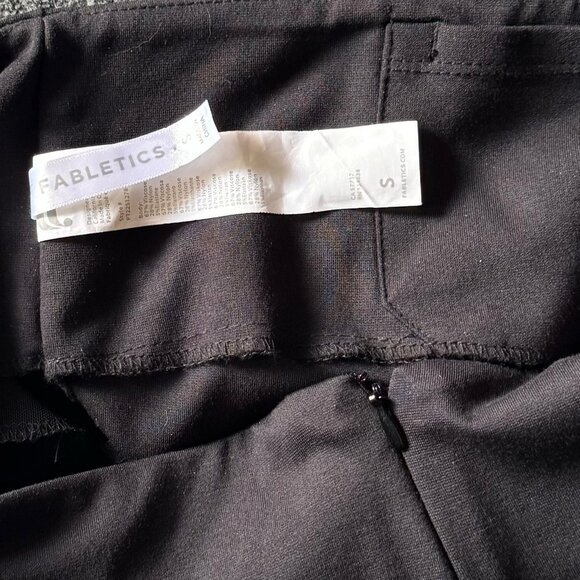 FABLETICS WOMEN'S PANT LEGGINGS STRETCH SKINNY LEG ZIPPERS BLACK SZ S - Picture 6 of 6